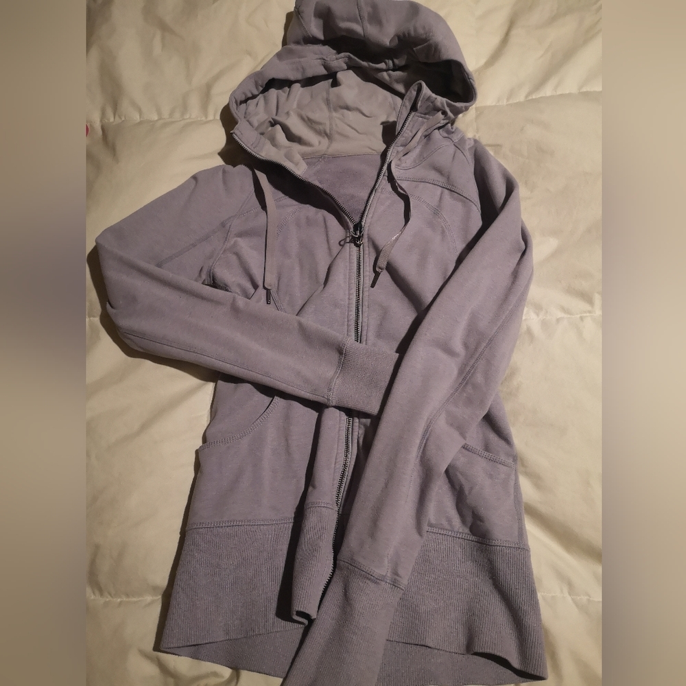 Lululemon dance studio sweater, light purple, size 6